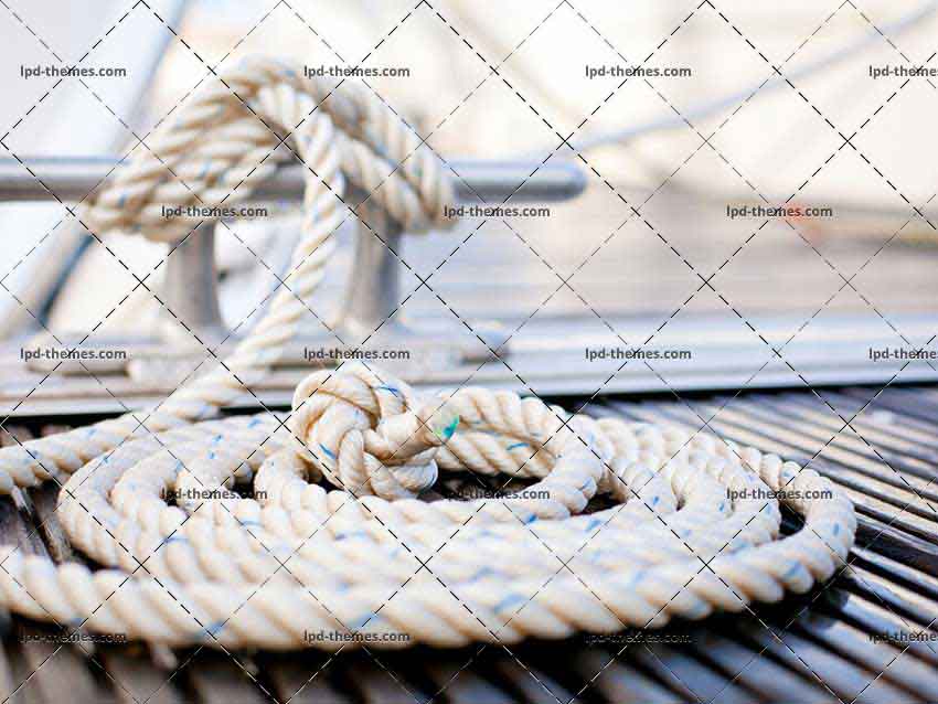 Close-up of a Mooring Rope