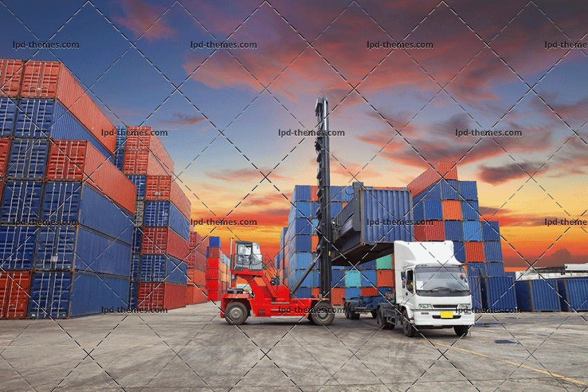 Containers In The Port