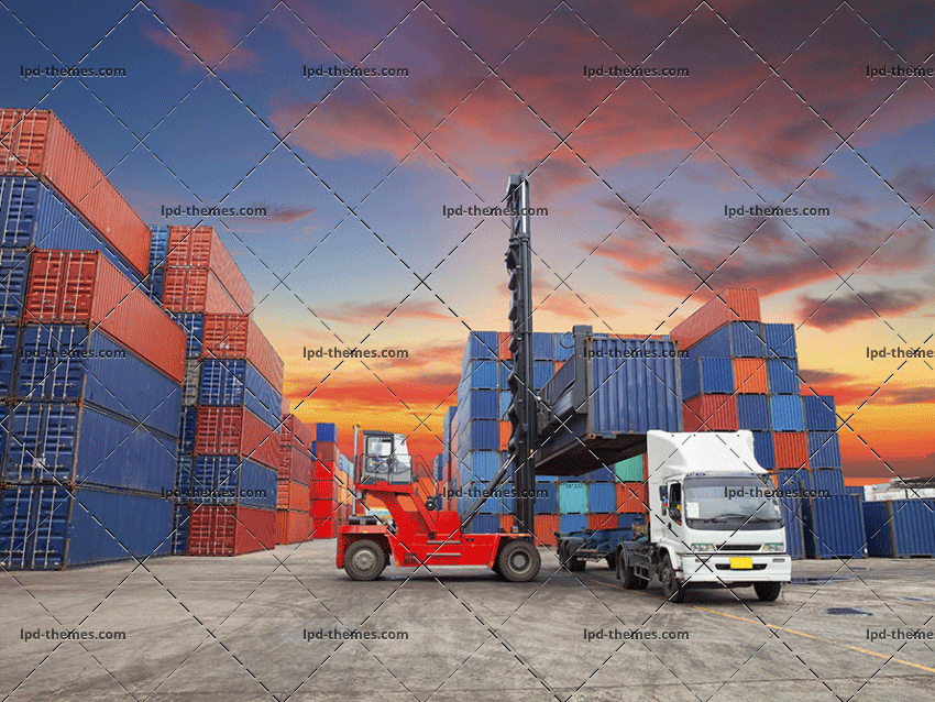 Containers In The Port